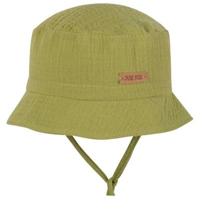 Pure Pure - Kid's Binde-Hut Mull - Hut Gr 51 cm oliv Image