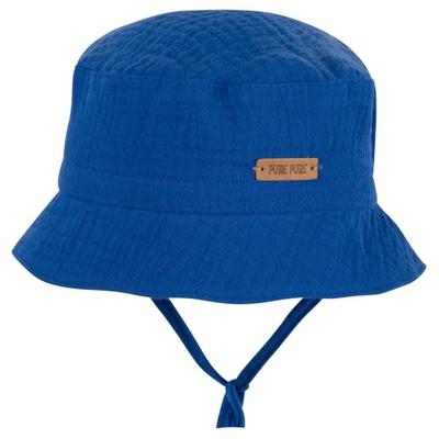Pure Pure - Kid's Binde-Hut Mull - Hut Gr 53 cm blau Image