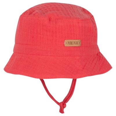 Pure Pure - Kid's Binde-Hut Mull - Hut Gr 49 cm rot Image