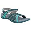 Sandale HI-TEC "SAVANNA II", Gr. 38, grün, blau, Synthetik, sportlich, Schuhe