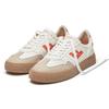 Sneaker FLAMINGOS LIFE "BURELA BOLD", Gr. 42, orange (papaya), Synthetik, Textil, sportlich, Schuhe, veganer Sneaker, Obermaterial aus 70% Maisresten