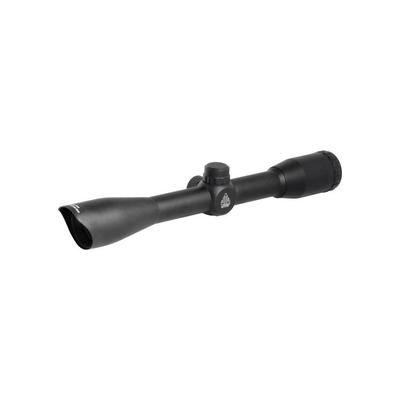 Leapers UTG Hunter Scope 4x32mm 1in Tube Mil-dot Reticle Airgun Rings Black SCP-U432FD