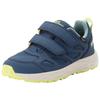 Wanderschuh JACK WOLFSKIN "WOODLAND 2 TEXAPORE LOW VC K", Gr. 35, blau (evening sky), Synthetik, Textil, sportlich, Schuhe, Wasserdicht, Trekkingschuh