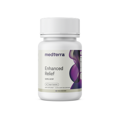 Enhanced Relief Hemp Capsules, 50mg, 30 Count by Medterra