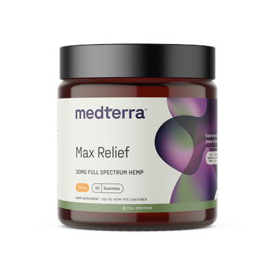 Max Relief Gummies, 30mg, 20 Count by Medterra