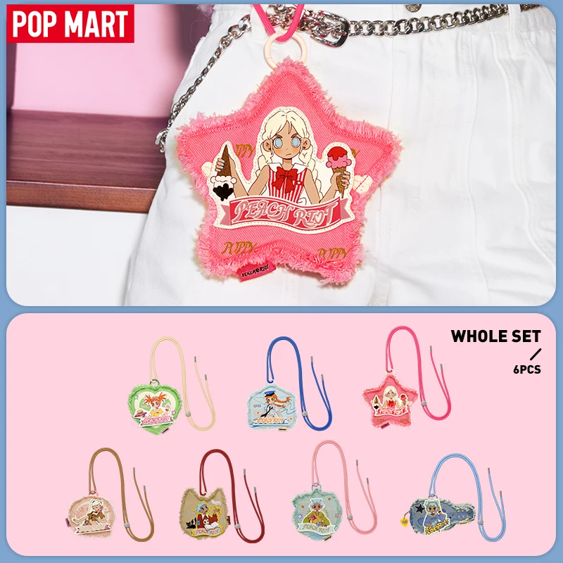 POP MART Peach Riot Rush Hour Series - Mini Bag Blind Box Mystery Box 1PC/6PCS POP MART Blind Box Action Figure Giocattolo carino