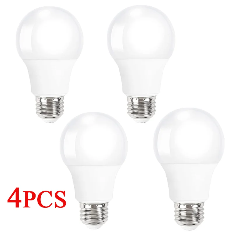 4PCS E27 E14 Led-lampe AC220V SMD2835 3W 6W 9W 12W 15W 18W 20W LED Lampe Kalt Warm Weiß Led-lampen Innen Beleuchtung