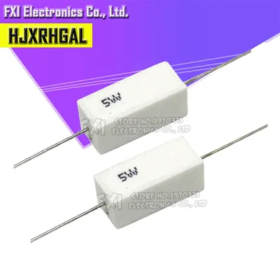 10 stücke 5w 1 Ohm Zement beständigkeit 1r 1ohm Image