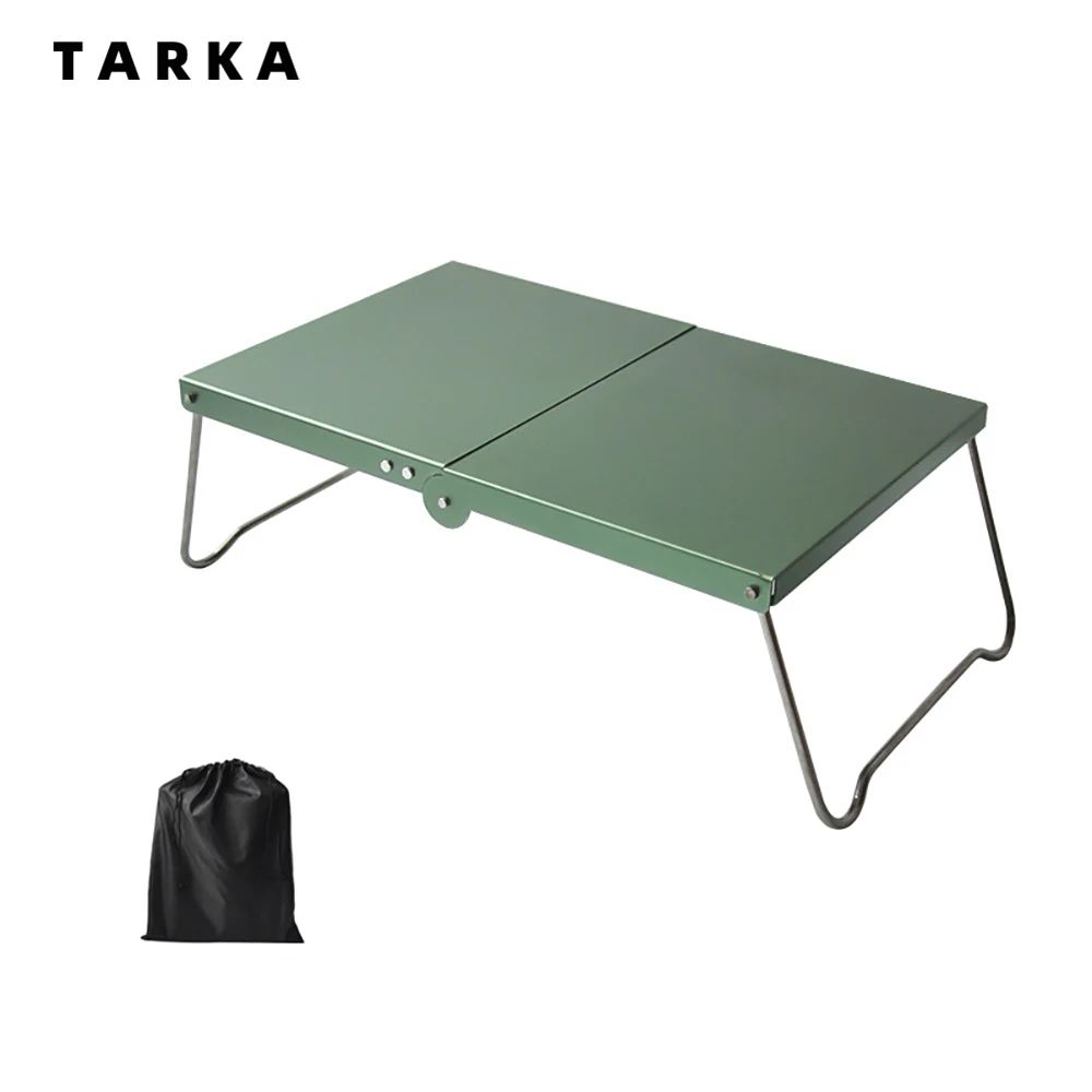 Klapptisch aus Tarka-Aluminium legierung Camping-Tisch kleiner Tee Kaffee Tee Schreibtische Angeln Wandern Touristen ausrüstung