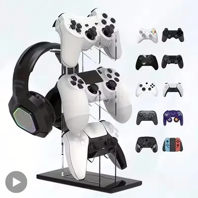 Controller-Gaming-Zubehör für Playstation 5, 4, 3, 2, PS5, PS4, PS3, Dualsense, Dualshock Switch Image