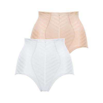 Panty FELINA "2er Pack Damen Panty Weftloc", Damen, Gr. 85, sand weiß, Stoff, Obermaterial: 60% Polyamid PA. 40% Elasthan EL., Unterhosen Image