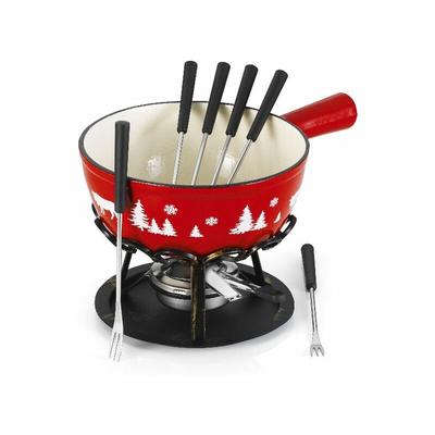 Alpenrotes fondue-set 24cm - Tableandcook - DSTRGARSAF