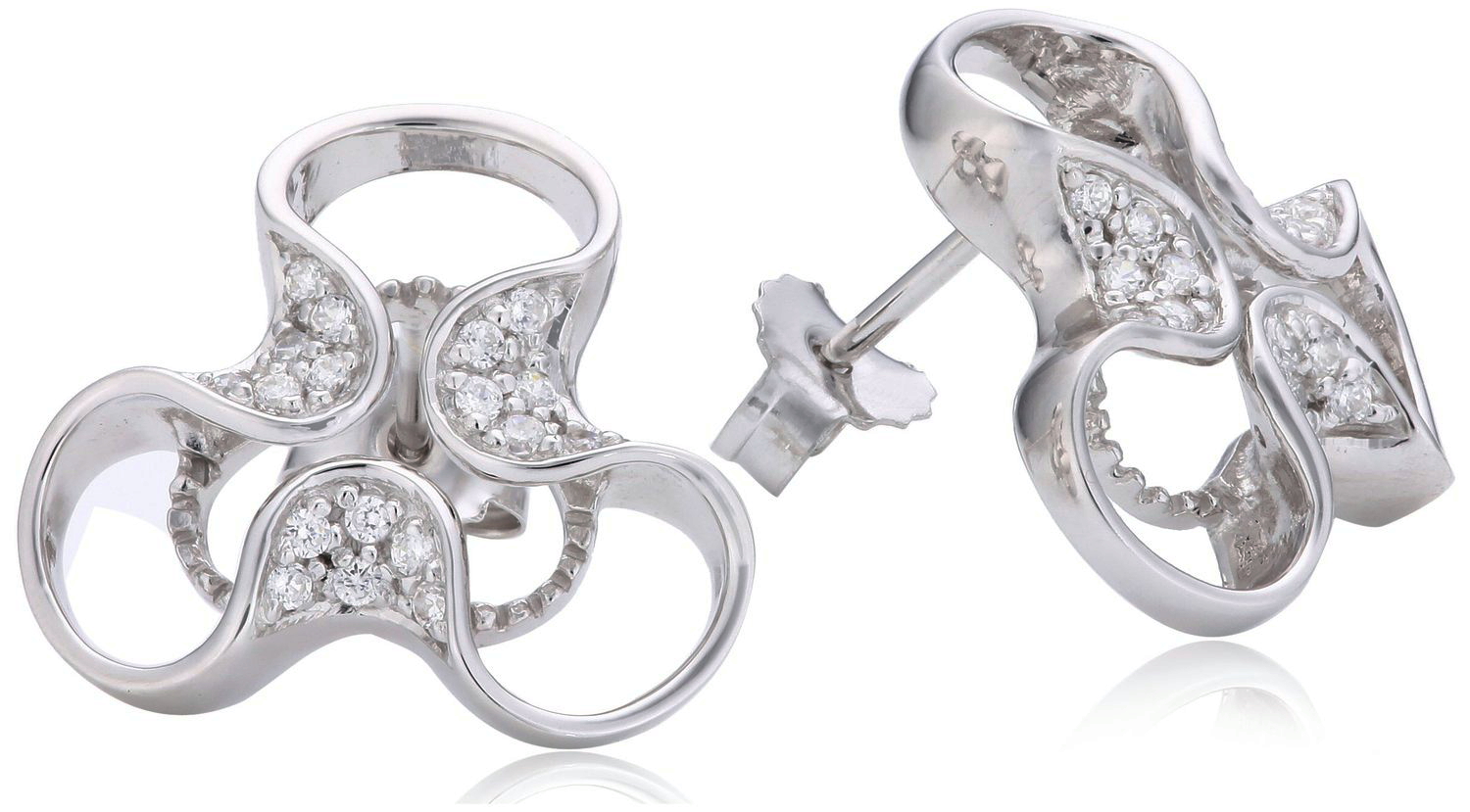 Orphelia Ohrstecker für Damen, 925 Sterlingsilber, Silber ZO-5033 Image