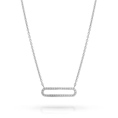 Orphelia 'Charm' Halskette für Damen aus 925er Sterlingsilber – Silber ZK-7563 Image