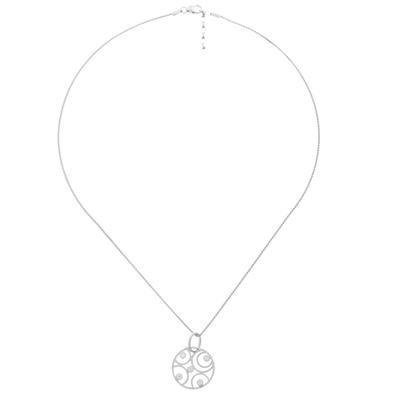 Orphelia Damen-Kette aus 925er Sterlingsilber mit Anhänger – Silber ZH-7078 Image