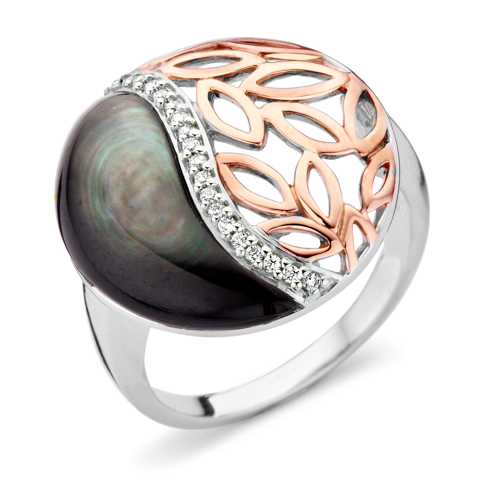 Orphelia Damen-Ring Sterling-Silber 925 – Silber/Rosé ZR-7112