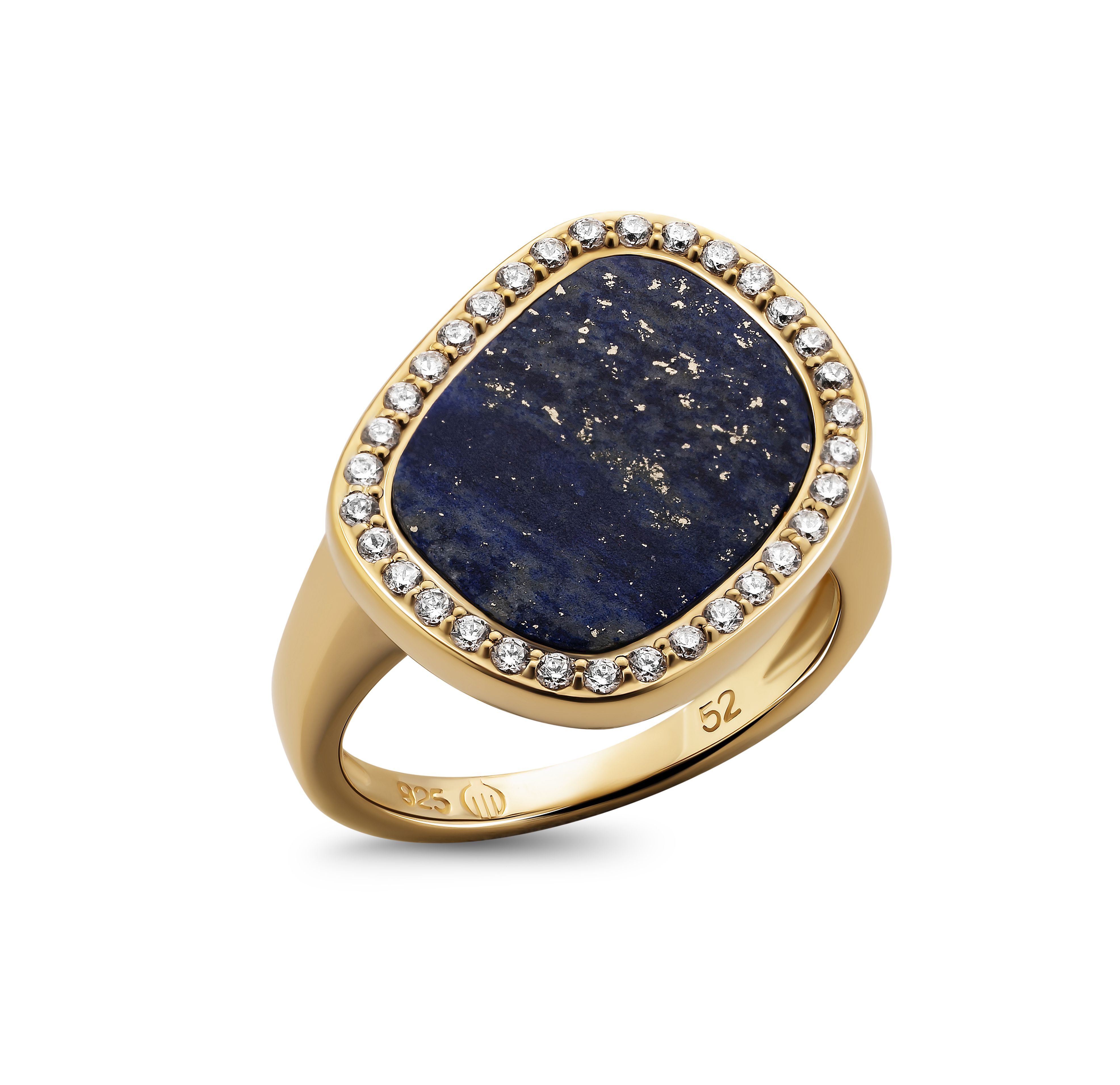 Orphelia Damen-Ring aus 925er Sterlingsilber – Gold ZR-7468