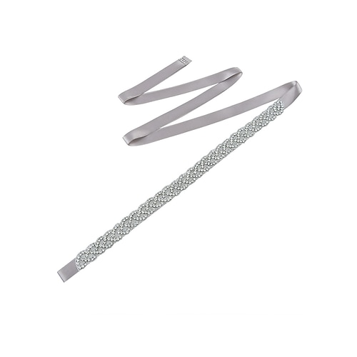cintura da sposa con strass di cristallo – elegante cintura per abito da sposa per donna – perfetta per abiti da sposa, matrimoni e occasioni speciali