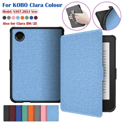 Hand Support 6 inch eReader Case Auto Sleep/Wake TPU N367 Smart Cover Linen Texture Wear Resistant