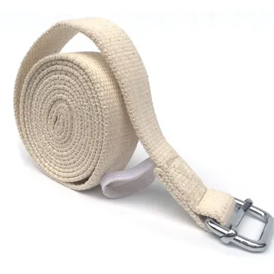 3m Adjustable D-Ring Buckle Yoga Strap Give Flexibility for Yoga Stretching Cotton Rope Figure Waist
