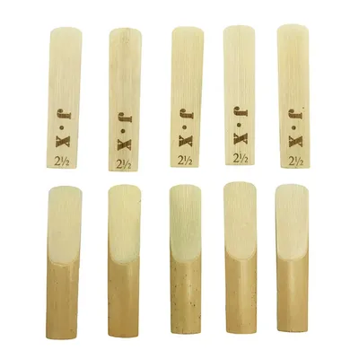 10Pcs Sax Saxophone Reeds Strength 2.5 For Alto Soprano Tenor Sax Clarinet Woodwind Instrument Parts