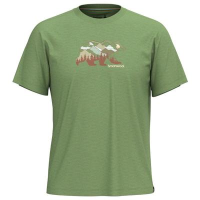 Smartwool - Bear View Graphic Tee - Merinoshirt Gr S grün Image