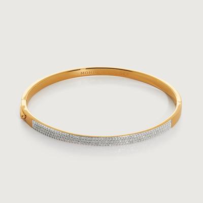 Gold Essential Pavé Diamond Bangle Diamond