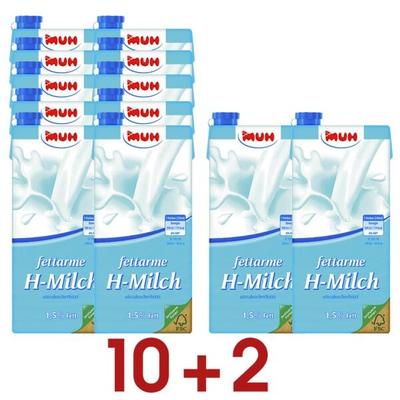 MUH 10 + 2 Aktion: 12er-Pack Milch »H-Milch 1,5% Fett« Image