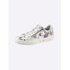 Sneaker JANA, Damen, Gr. 40, bunt (weiß, bunt), Lederimitat, sportlich, Schuhe