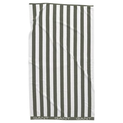 Gant Strandtuch 1er Pack 'BLOCK STRIPE BEACH TOWEL' Weiß/Grün Image