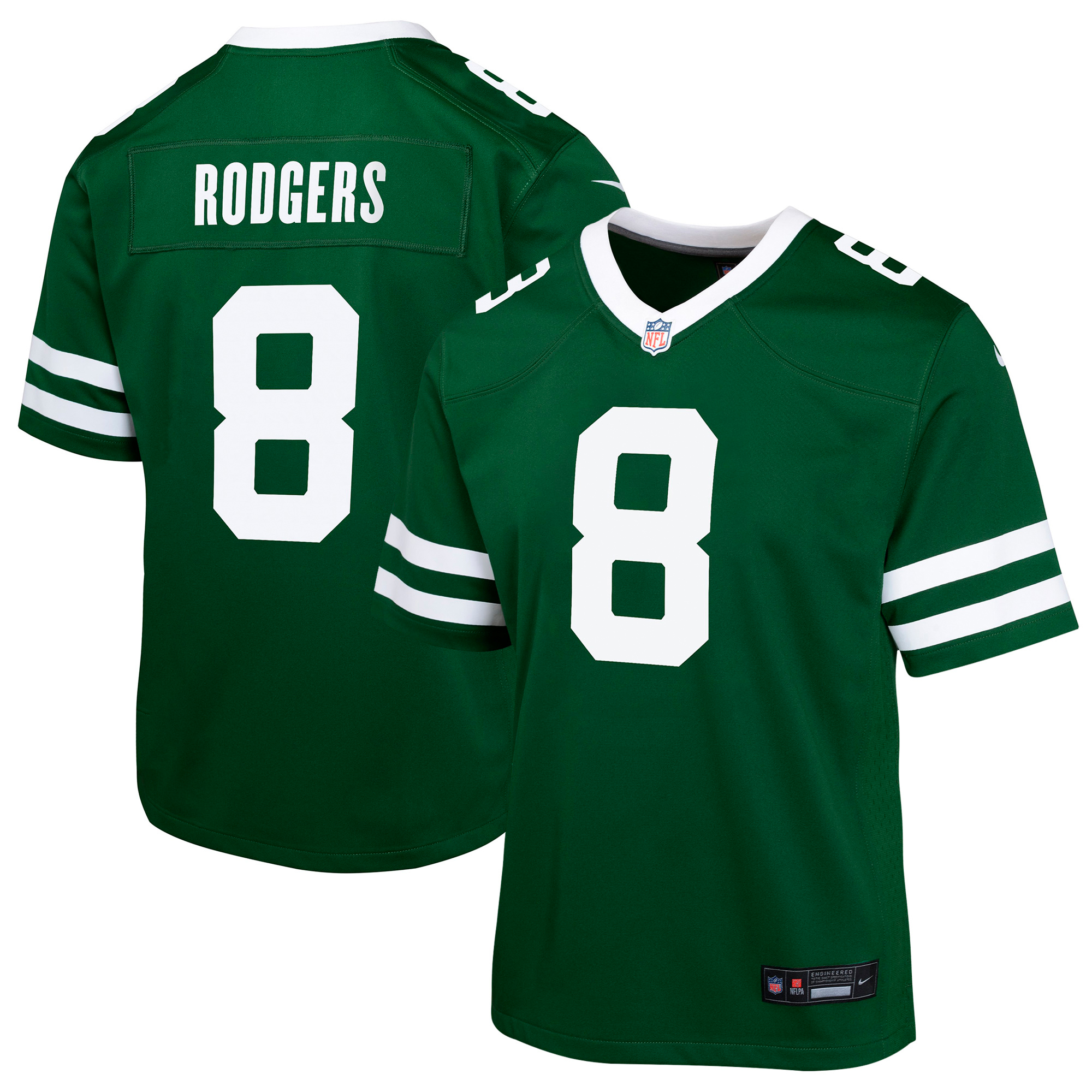 "New York Jets Heimtrikot - Grün - Aaron Rodgers - Jugendliche" Image