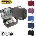 ﻿ NNBILI Borsa da viaggio elettronica digitale Custodia multifunzione per cavo dati per auricolari Borsa per accessori per caricabatterie Protezione di alimentazione multistrato