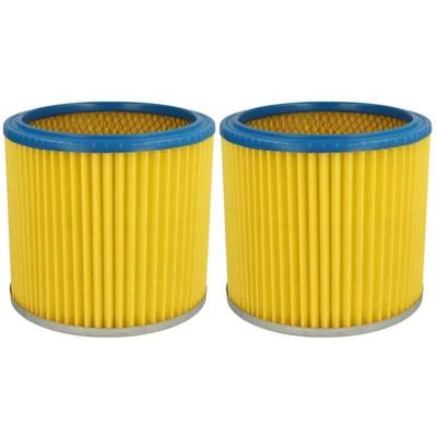 Vhbw - 2x Faltenfilter kompatibel mit Parkside pnts 30/4(E/S), 30/6(E/S), 30/7(E/S) Staubsauger Image