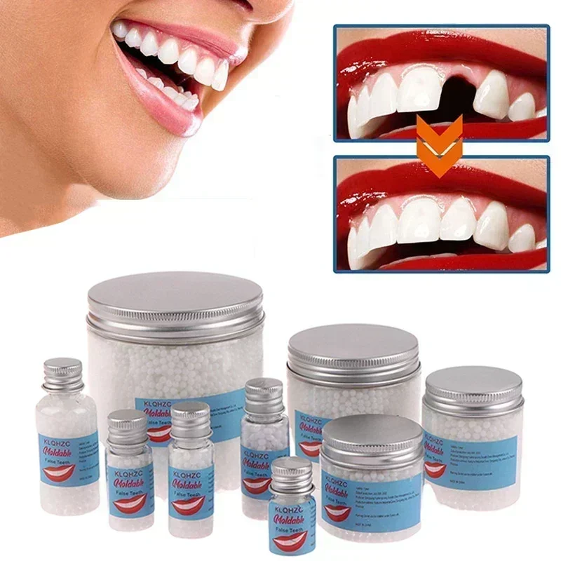5-50 ml Harz Zahn Reparatur Kleber Formbare Zähne Lücken Füllung Feste Temporäre Zähne Reparatur Falseteeth Kleber Sicherheit Dental liefert Image