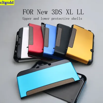 cltgxdd 1 Satz ist für den NEUEN 3DS XL LL-Controller, Aluminium-Hartschalenhülle, obere und untere Image