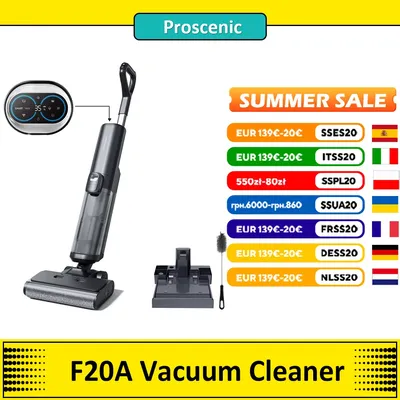 Pro scenic f20a Nass-und Trocken-Akku-Staubsauger 3-in-1 2500 U/min starker Saug vakuum/Mopp/Wasch, Image