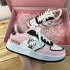 Sanrio Hello Kitty Frühling Y2k Süße Mädchen Süße Rosa Turnschuhe Japanischen Stil Mode Vielseitige Board Schuhe Einfache Neue Casual Schuhe