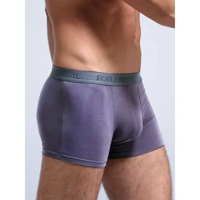 U Convex Herren-Unterwäsche, mittelhohe Boxershorts, schweißabsorbierend, atmungsaktiv, sexy Boxershorts für Herren Image