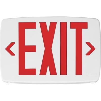 LITHONIA LIGHTING LQM S W 3 R MVOLT EL N SD AELR M6 Exit Sign,LED,2