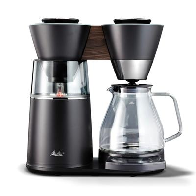 Melitta Vision 12-Cup Programmable Luxe Drip Coffee Maker With Revolving Dashboard, Black