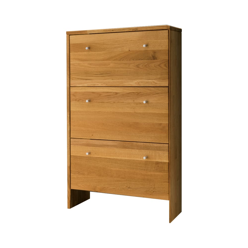 Meuble à chaussures en chêne massif