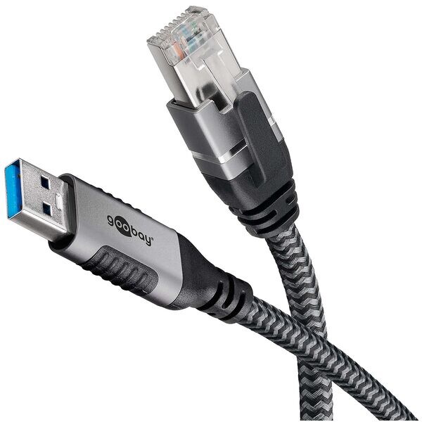 goobay USB A 3.0/RJ45 Adapterkabel 1.5 m Image