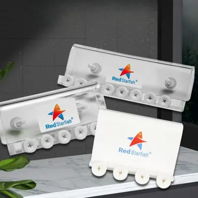 Red Starfish 4/6/8 Way Soft Tube Fixture Holder Aquarium Transparent Soft Hose Dosing Pump Soft Tube
