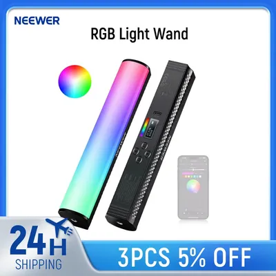 NEEWER RGB Light Wand with APP Control Magnetic Handheld Photography Video Light Stick 2500K~8500K