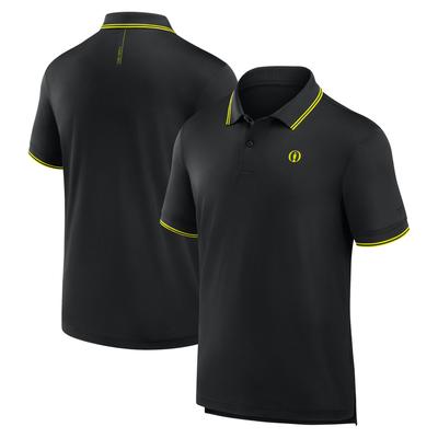 The Open Elevated Pique Polo - Schwarz Image