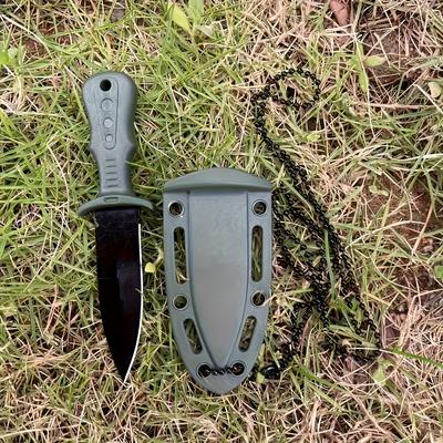 TEMU Neck Knife, Necklace Pendant Knife, Outdoor Utility Knife, Camping Knife, Office Knife