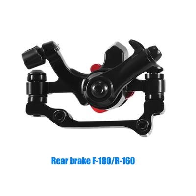 TEMU Bolids Mountain Bike Disc Brake Set, Universal Aluminum Alloy Front & Rear , Black, For Mtb Bicycle Components