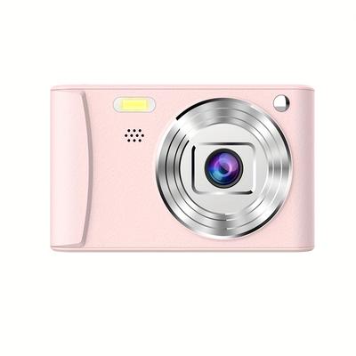 TEMU 2.8'' White Digital Camera With 32gb Card & Holder â€“ Ages 3-8, Usb Rechargeable, Ideal Gift For Birthdays, Christmas, And Special Occasions