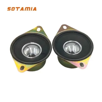 SOTAMIA 2Pcs 2 Inch Tweeter Audio Speaker 4 Ohm 8 Ohm 10W Treble Speaker Anti-magnetic HIFI Loudspeaker Sound Music Home Theater