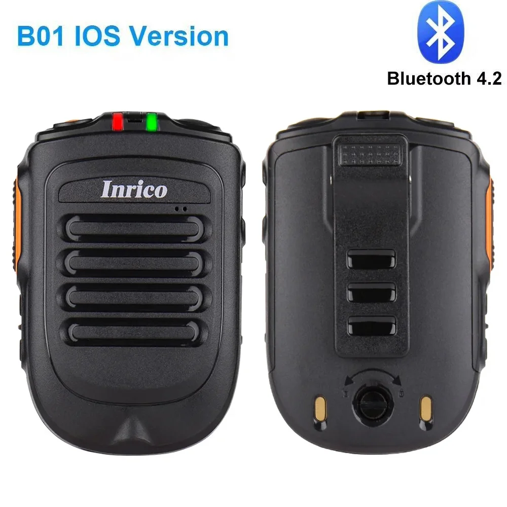 Inrico Wireless PTT Microhpone B02 für Ios Android T320 S200 S300 4G Netzwerkradio funktioniert mit Zello Real-PTT-Anwendung Image